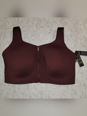 NWT Victoria’s Secret VSX Featherweight Max Front-Zip Sports Bra 36DD